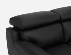 NILLIE 100% leather power recliner contemporary loveseat