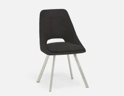 OCTAVE velvet dining armchair