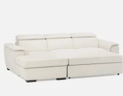 ODETTE contemporary left-facing sectional sofa-bed with storage