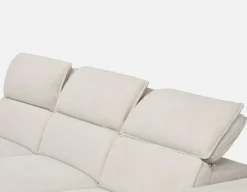 ODETTE contemporary left-facing sectional sofa-bed with storage