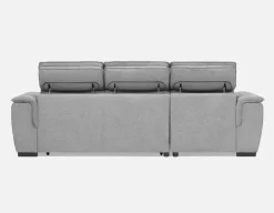 ODETTE contemporary left-facing sectional sofa-bed with storage