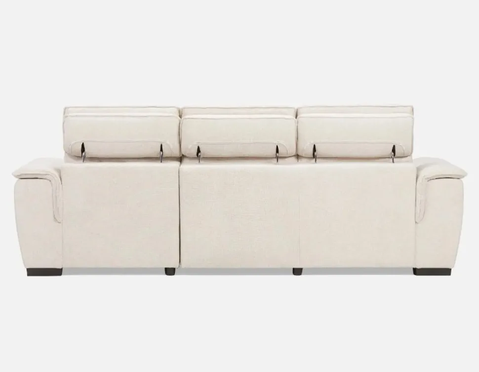 ODETTE contemporary right-facing sectional sofa-bed with storage