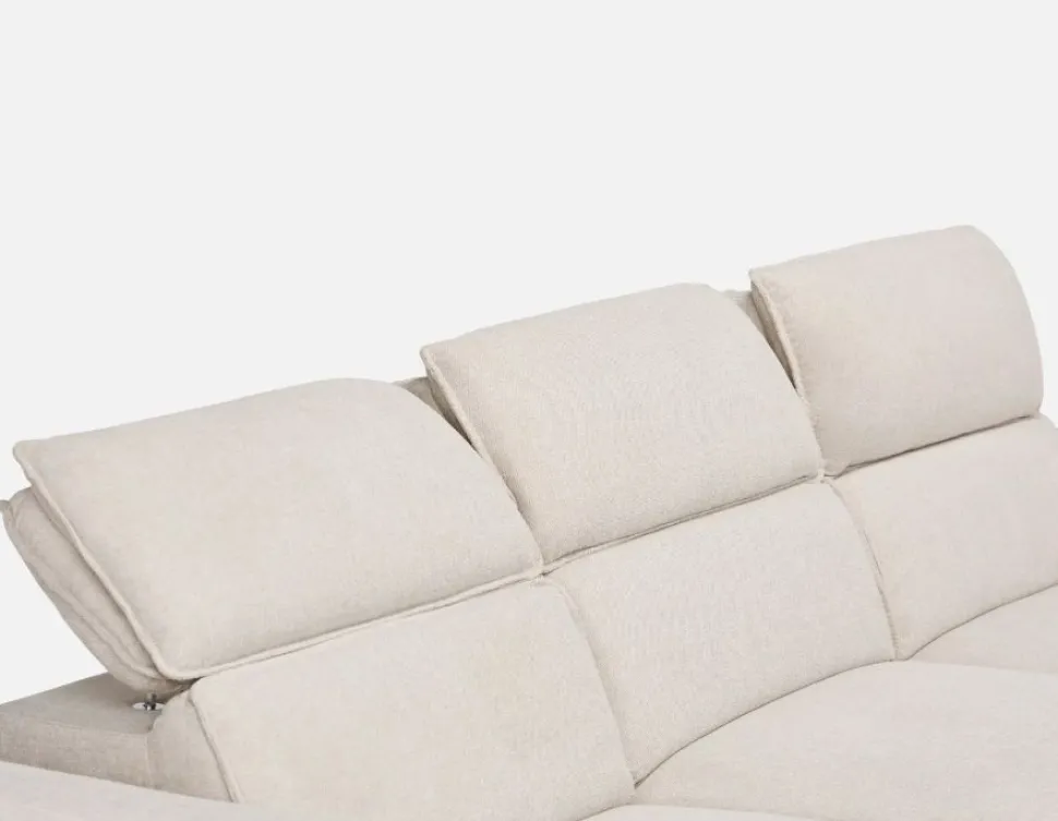 ODETTE contemporary right-facing sectional sofa-bed with storage