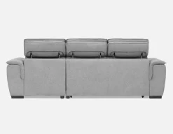 ODETTE contemporary right-facing sectional sofa-bed with storage
