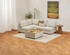 OLISA contemporary coffee table ottoman