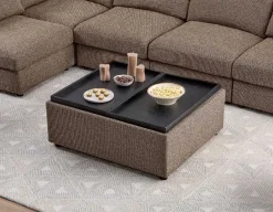OLISA contemporary coffee table ottoman