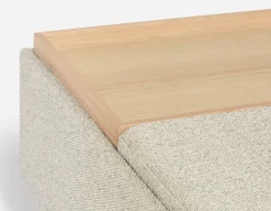 OLISA contemporary coffee table ottoman