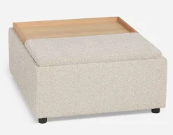 OLISA contemporary coffee table ottoman