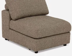 OLISA contemporary modular armless sofa