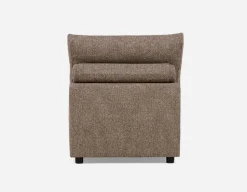 OLISA contemporary modular armless sofa