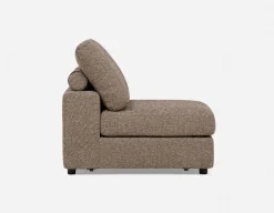 OLISA contemporary modular armless sofa