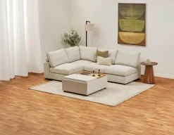 OLISA contemporary modular armless sofa