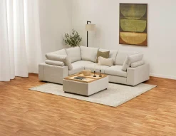 OLISA 4-pc modular interchangeable sofa