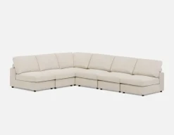 OLISA 6-pc modular interchangeable sofa
