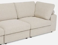 OLISA 6-pc modular interchangeable sofa