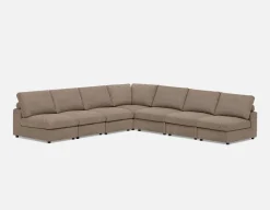 OLISA 7-pc modular interchangeable sofa