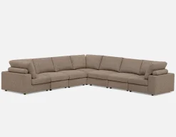 OLISA 7-pc modular interchangeable sofa