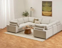OLISA 8-pc modular interchangeable sofa