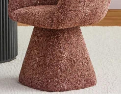 ORAN modern swivel dining armchair