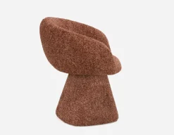 ORAN modern swivel dining armchair