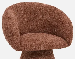 ORAN modern swivel dining armchair