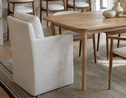 OSTIA dining chair on casters