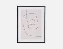 OSWELL framed wall art 31x41cm