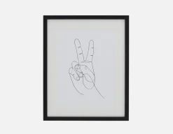 PAIX framed giclée 43 cm x 53 cm