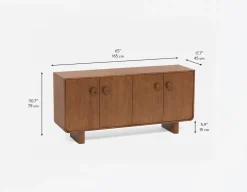 PALMO modern-retro 4-door sideboard