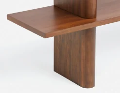 PALMO modern-retro 3-tier hutch shelf 110cm