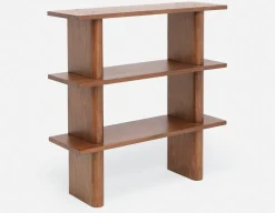 PALMO modern-retro 3-tier hutch shelf 110cm