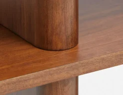 PALMO modern-retro 3-tier hutch shelf 110cm