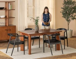PALMO moder-retro extendable dining table 180 to 260cm