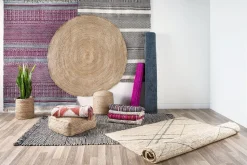 PERU braided jute rug 6'