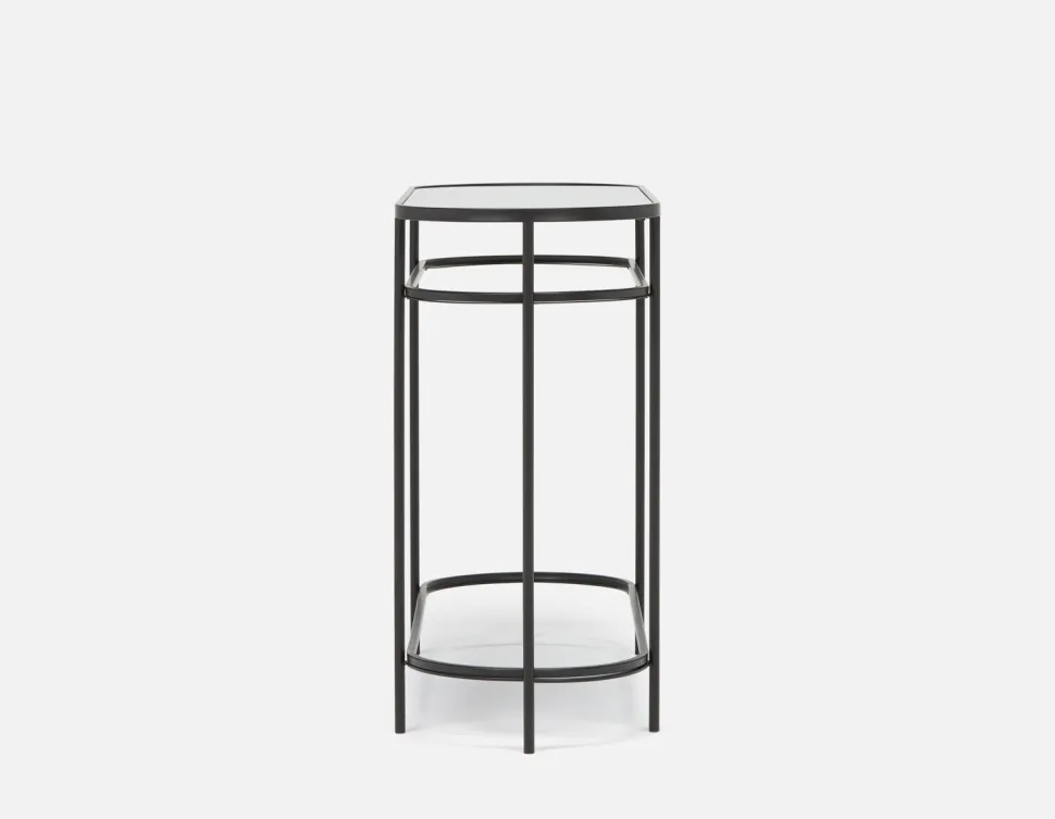 PETE mirrored top console table 120 cm
