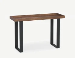 PETE mirrored top console table 120 cm