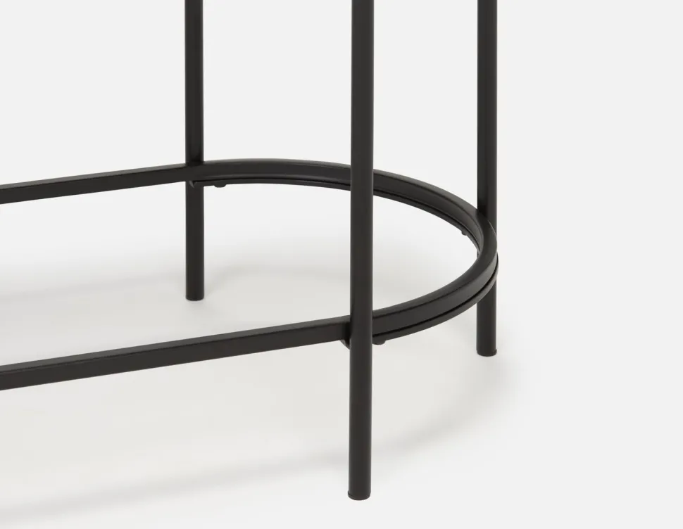 PETE mirrored top console table 120 cm