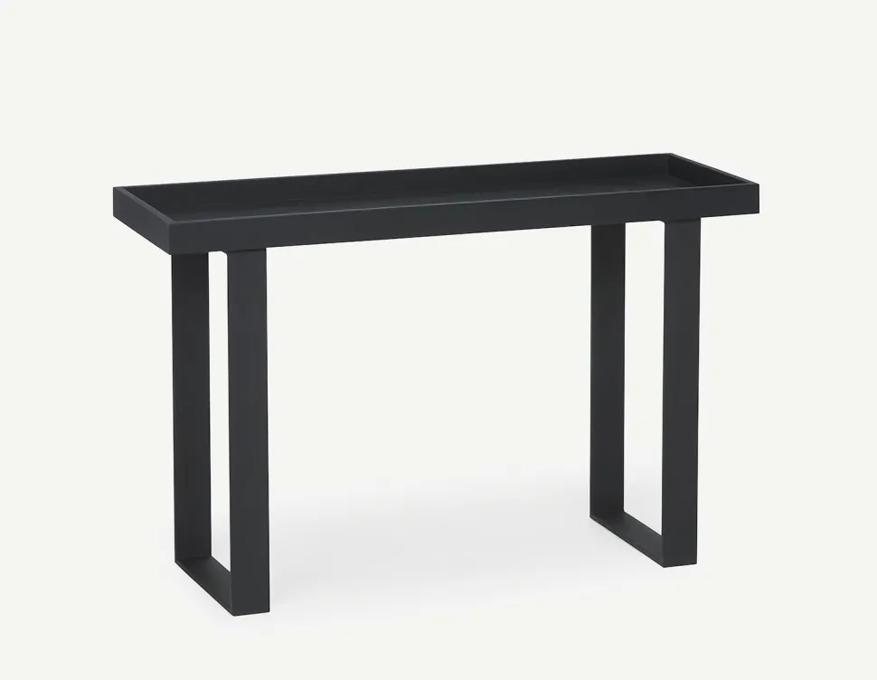 PETE mirrored top console table 120 cm