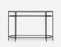 PETE mirrored top console table 120 cm