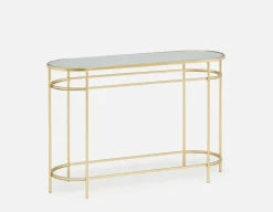 PETE mirrored top console table 120 cm