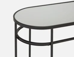 PETE mirrored top console table 120 cm