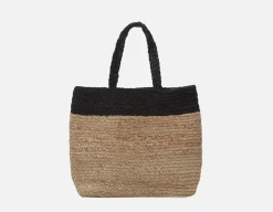 PHOEBE braided jute tote bag