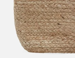 PHOEBE braided jute tote bag