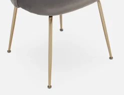 POLLY velvet dining chair