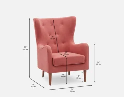 POLO contemporary tufted armchair