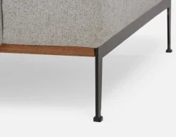 PRESTON modern left-facing sectional sofa