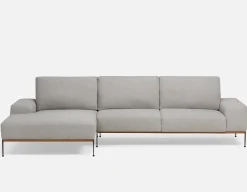 PRESTON modern left-facing sectional sofa