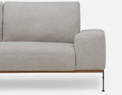 PRESTON modern left-facing sectional sofa