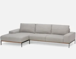 PRESTON modern left-facing sectional sofa