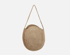 PRISCILLA braided jute tote bag